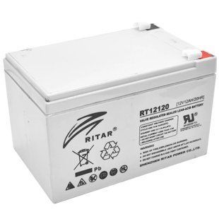 AGM RITAR RT12120B 12V 12Ah Акумуляторна батарея 99-00020033 фото