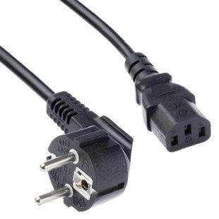 С13-CEE 7/7 Шнур живлення 1.8 м, 0.75 мм2, Kingda 99-00009772 фото