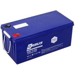 ORBUS CG12200 200A&bull;г 12В гелева Свинцево-кислотна акумуляторна батарея 99-00015958 фото