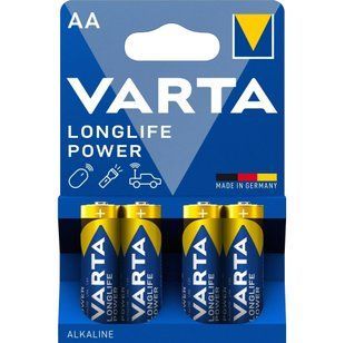 AA VARTA HIGH ENERGY/LONGLIFE POWER BLI 4 ALKALINE Батарейка 99-00015765 фото