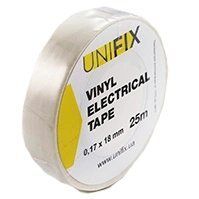 UNIFIX ETU-25W Iзоляцiйна стрiчка бiла 0.17х18 мм 25 м 99-00012389 фото