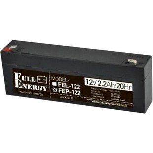 Full Energy FEP-122 2.2А&bull;г 12В Свинцево-кислотна акумуляторна батарея 99-00009197 фото