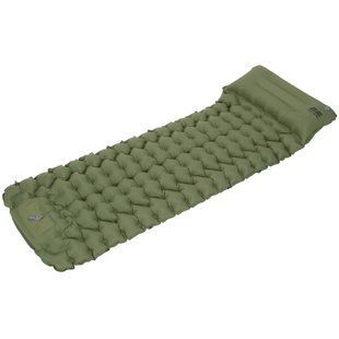 2E Tactical Каремат надувний з сист. накачування зелений 99-00019166 фото