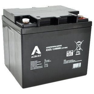AZBIST Super GEL ASGEL-12400M6 12V 40Ah Акумуляторна батарея 99-00020868 фото